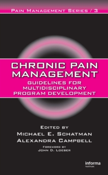 Image for Chronic pain management: guidelines for multidisciplinary program development