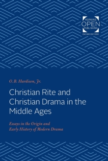 Image for Christian Rite and Christian Drama in the Middle Ages