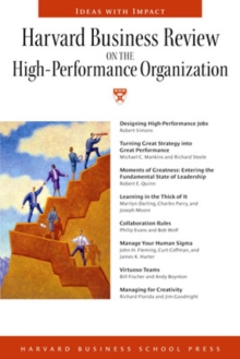 Image for "Harvard Business Review" on the High-performance Organization