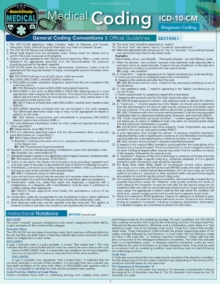 Image for Medical Coding ICD-10-CM : a QuickStudy Laminated Reference Guide