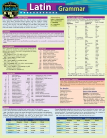 Image for Latin Grammar: a QuickStudy Language Reference Guide
