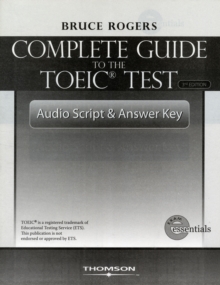 Image for The Complete Guide to the TOEIC Test: Audio Script and Answer Key
