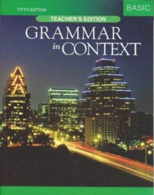 Image for Grammar in Context Basic: Teacher's Edition
