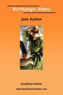 Image for Northanger Abbey [EasyRead Edition]