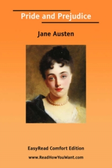 Image for Pride and Prejudice [EasyRead Comfort Edition]