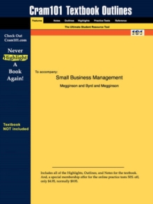 Image for Studyguide for Small Business Management by Megginson, ISBN 9780072497816
