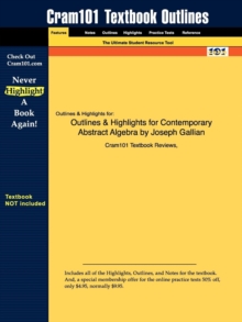 Image for Outlines & Highlights for Contemporary Abstract Algebra by Joseph Gallian