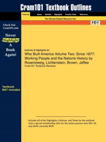 Image for Outlines & Highlights for Who Built America? Volume Two