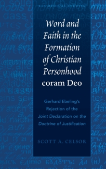 Word and Faith in the Formation of Christian Personhood "coram Deo"