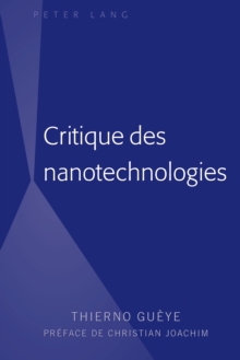 Image for Critique Des Nanotechnologies
