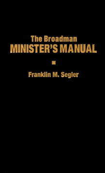 Image for Broadman Minister's Manual