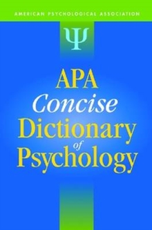 APA Concise Dictionary of Psychology