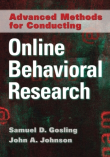 Image for Advanced Methods for Conducting Online Behavioral Research