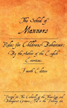 Image for The School of Manners