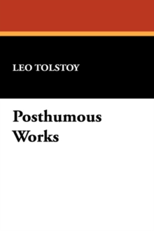 Image for Posthumous Works