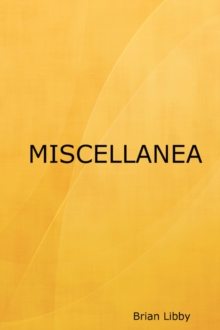 Image for Miscellanea