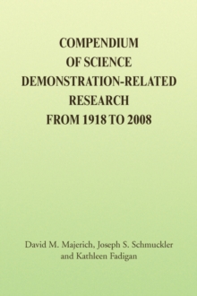 Image for Compendium of Science Demonstration-Related Research from 1918 to 2008
