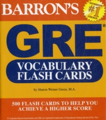 Image for GRE Vocabulary Flash Cards