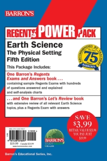 Image for Regents Earth Science Power Pack : Let's Review Earth Science + Regents Exams and Answers: Earth Science