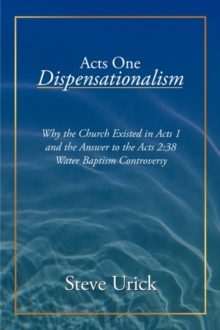 Image for Acts One Dispensationalism