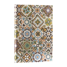 Image for Porto (Portuguese Tiles) Midi Lined Hardback Journal (Elastic Band Closure)