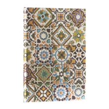 Image for Porto (Portuguese Tiles) Midi Unlined Hardback Journal (Elastic Band Closure)