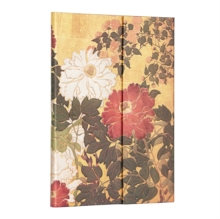 Image for Natsu (Rinpa Florals) Midi Unlined Hardback Journal (Wrap Closure)
