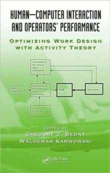 Image for Human-computer interaction and operator's performance  : optimizing work design with activity theory