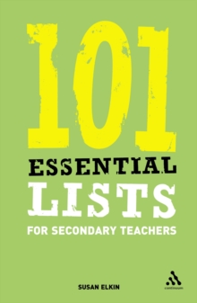 Image for 101 essential lists for secondary teachers