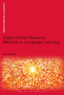 Image for Experimental research methods in language learning