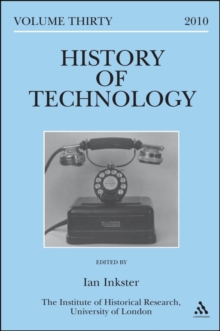 Image for History of technology.Vol. 30,: European technologies in Spanish history