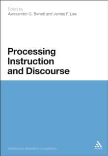 Image for Processing Instruction and Discourse