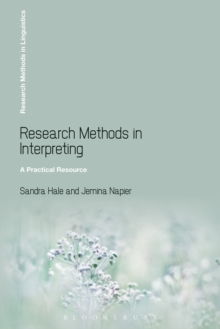 Image for Research methods in interpreting  : a practical resource