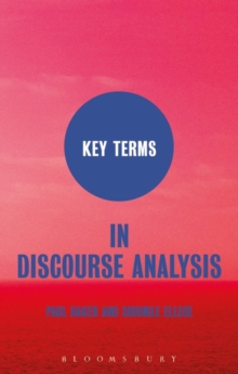 Image for Key terms in discourse analysis