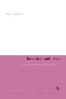 Image for Intention and Text