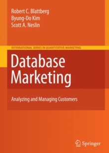 Image for Database marketing  : analyzing and managing customers