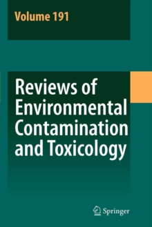 Image for Reviews of Environmental Contamination and Toxicology 191