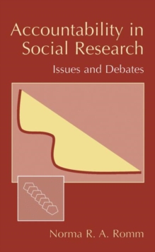 Image for Accountability in social research  : issues and debates