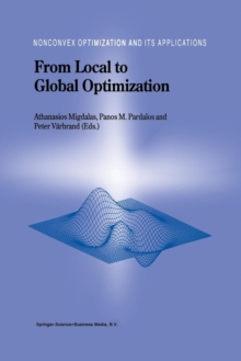 Image for From Local to Global Optimization