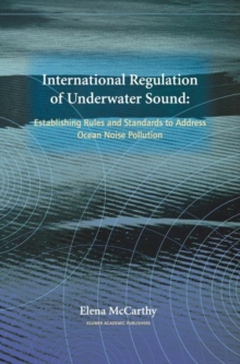 Image for International Regulation of Underwater Sound