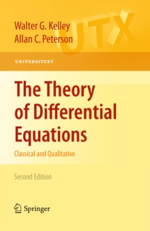 Image for The theory of differential equations: classical and qualitative
