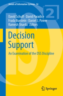 Image for Decision support: an examination of the DSS discipline