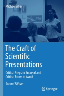 Craft of Scientific Presentations