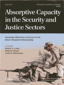 Image for Absorptive Capacity in the Security and Justice Sectors