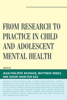 Image for From Research to Practice in Child and Adolescent Mental Health