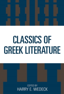 Image for Classics of Greek Literature