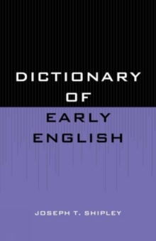 Image for Dictionary of Early English