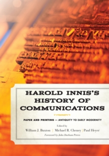 Image for Harold Innis's History of communications.: (Antiquity to early modernity)
