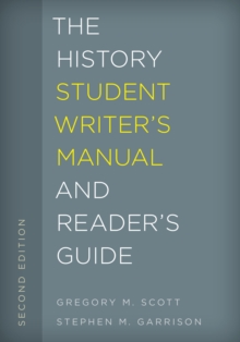 HISTORY STUDENT WRITERS MANUALPB