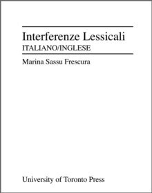 Image for Interferenze lessicali: Italiano-inglese
